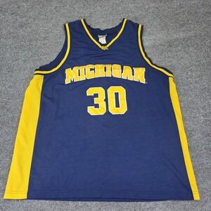Michigan WolverinesJersey Mens XL Foot Locker Blue NCAA Stitched‎